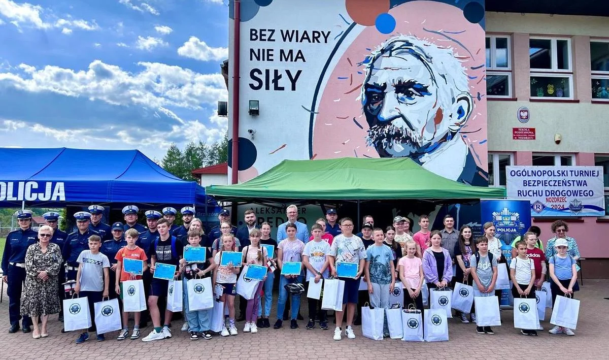 Młodzi rowerzyści z powiatu brzozowskiego rywalizowali w Ogólnopolskim Turnieju Bezpieczeństwa w Ruchu Drogowym - Zdjęcie główne