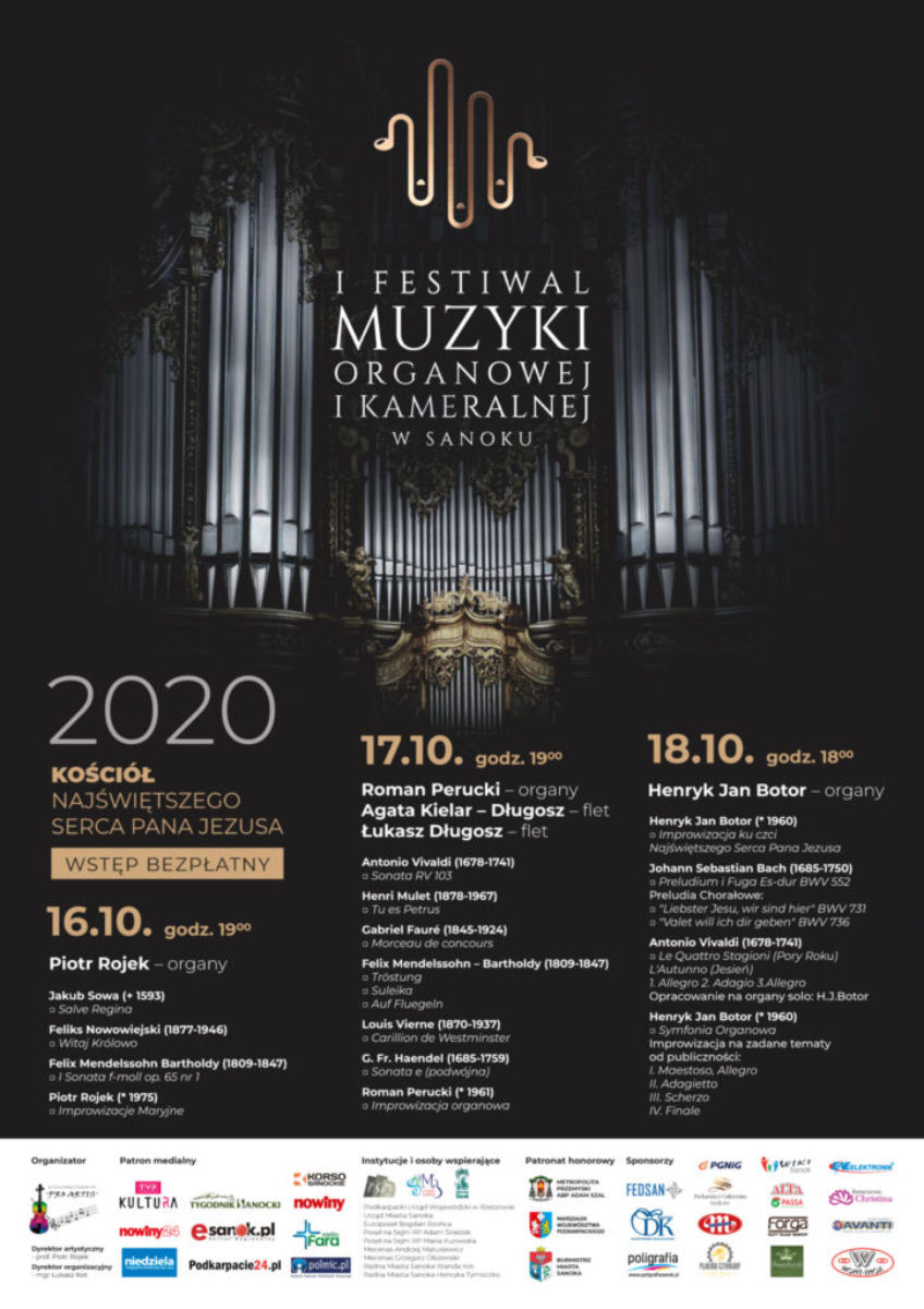 Sanok. Festiwal Muzyki Organowej i Kameralnej  - Zdjęcie główne