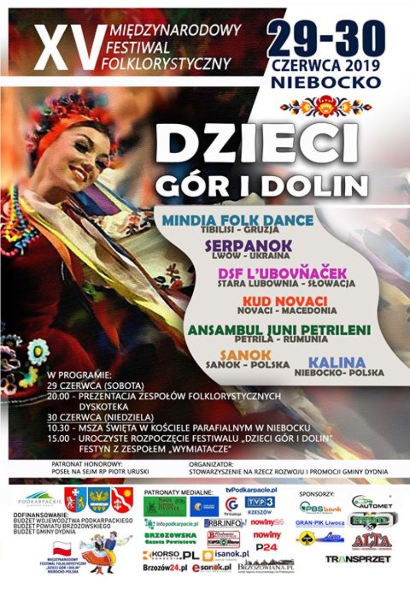 NASZ PATRONAT: XV Międzynarodowy Festiwal Folklorystyczny! - Zdjęcie główne