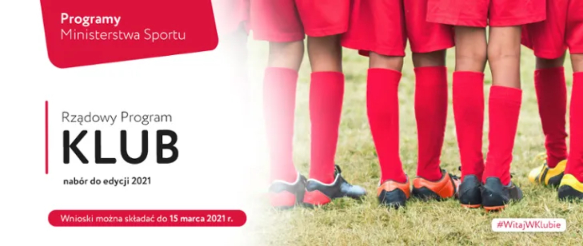 Gmina Sanok. Nabór do rządowego programu KLUB edycja 2021  - Zdjęcie główne
