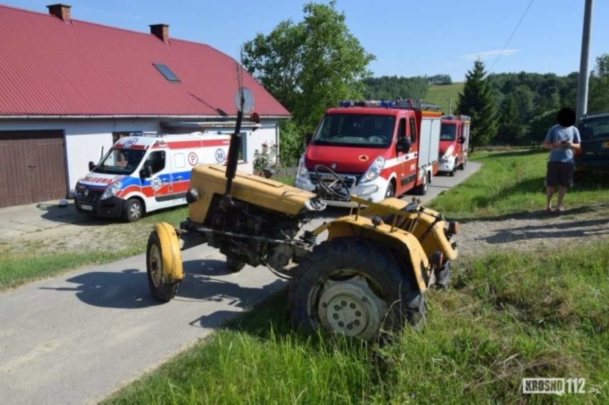 REGION: Traktor przejechał po mężczyźnie - Zdjęcie główne