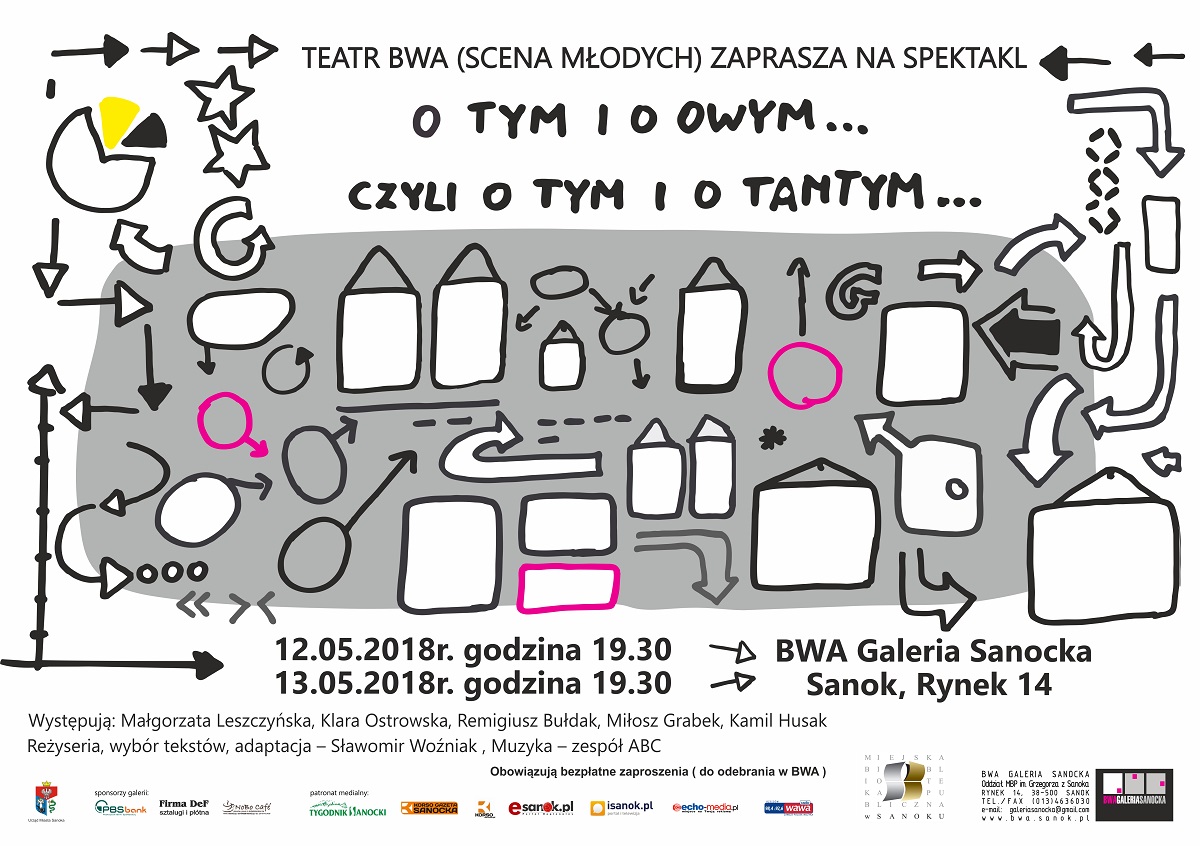 Teatr BWA (Scena Młodych) zaprasza na spektakl "O tym i o owym... czyli o tym i o tamtym..." - Zdjęcie główne