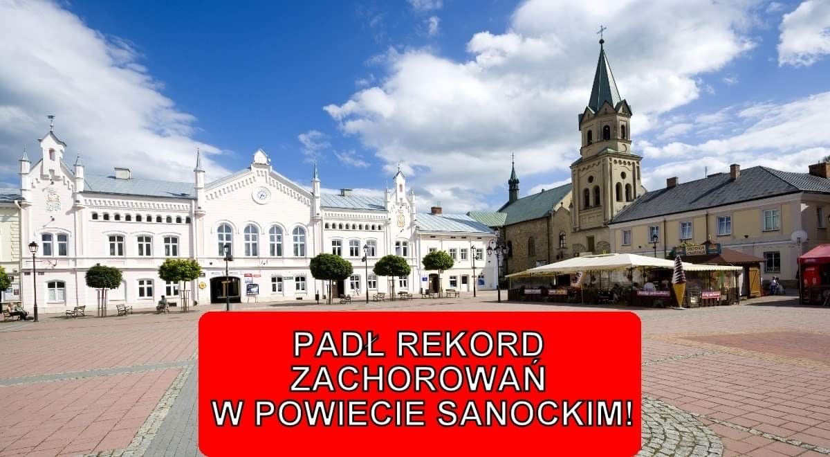 KORONAWIRUS RAPORT: Rekordowa liczba zakażeń w powiecie sanockim! - Zdjęcie główne