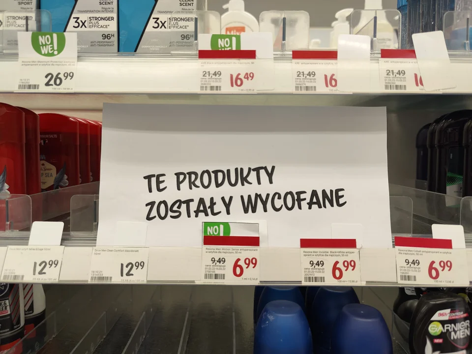 Drogerie Rossmann w Sanoku ściągnęły wszystkie rosyjskie i białoruskie produkty z półek!  - Zdjęcie główne