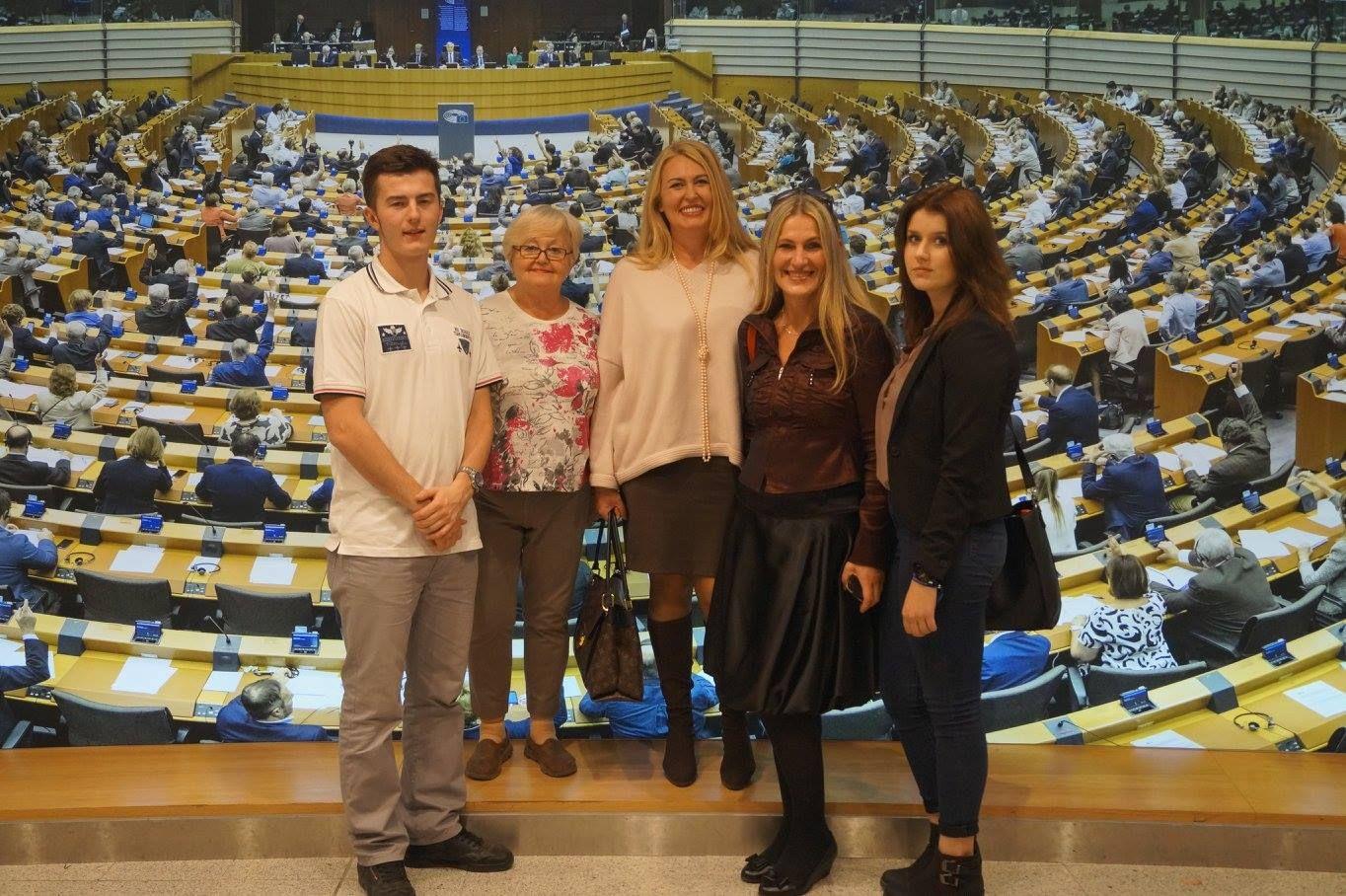 Wolontariusze Powiatowego Centrum Wolontariatu w Sanoku zwiedzili ostatnio Parlament Europejski  - Zdjęcie główne