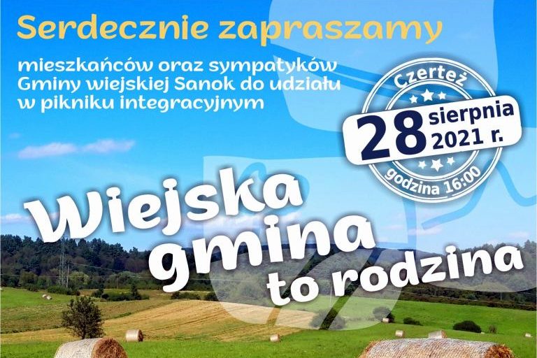 Piknik integracyjny dla mieszkańców i sympatyków wiejskiej Gminy Sanok! - Zdjęcie główne