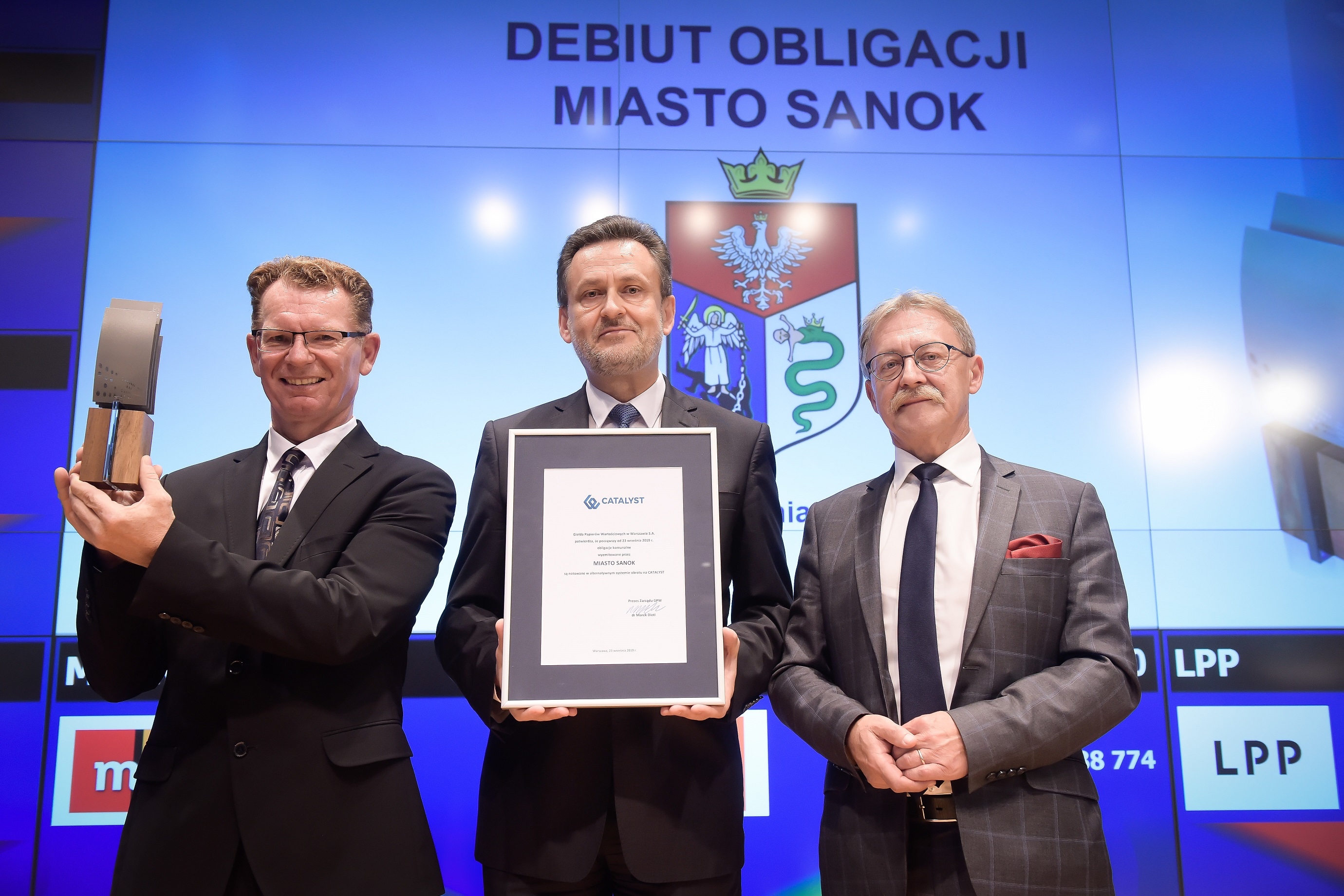 Debiut obligacji komunalnych Gminy Sanoka na giełdzie papierów wartościowych! - Zdjęcie główne