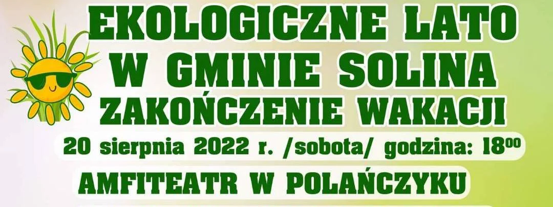 Ekologiczne Lato w Gminie Solina - Zdjęcie główne