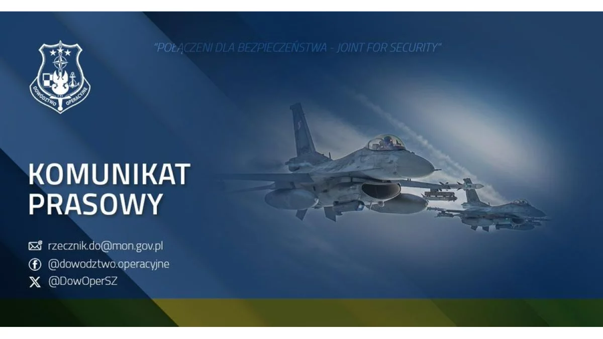 Polskie myśliwce poderwane w nocy. NATO i Wojsko Polskie w stanie najwyższej gotowości - Zdjęcie główne