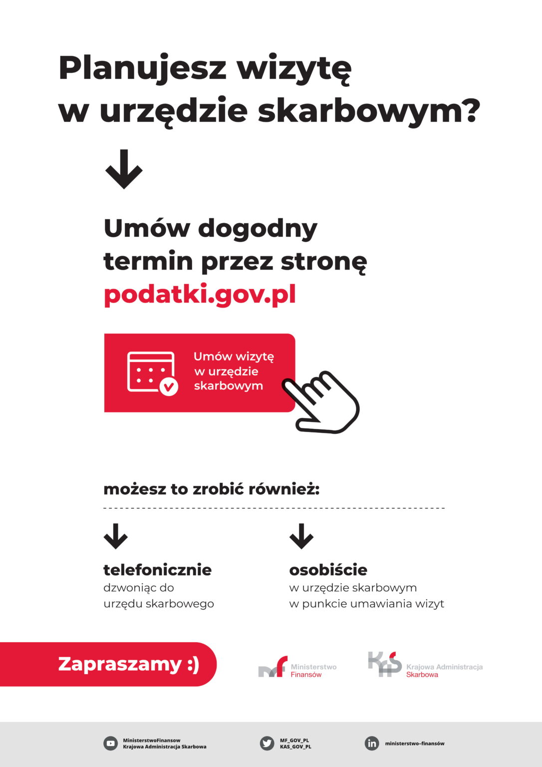 Nowa usługa KAS - „Umów wizytę w urzędzie skarbowym”  - Zdjęcie główne