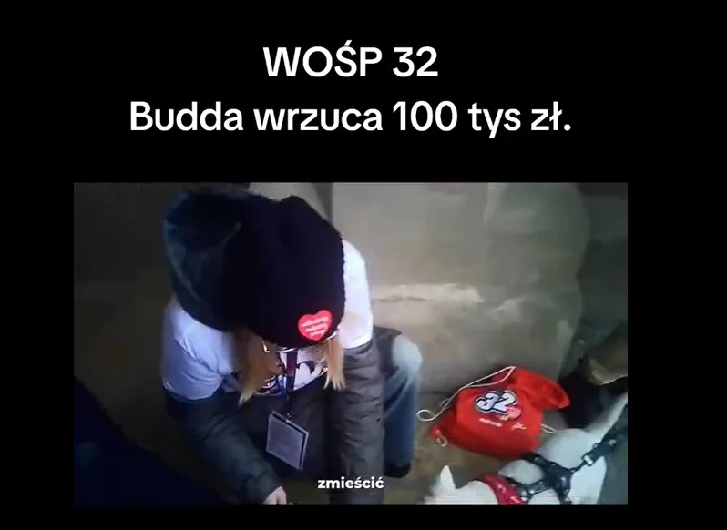 Budda wrzucił 100 tysięcy złotych do losowo wybranej puszki WOŚP [WIDEO] - Zdjęcie główne