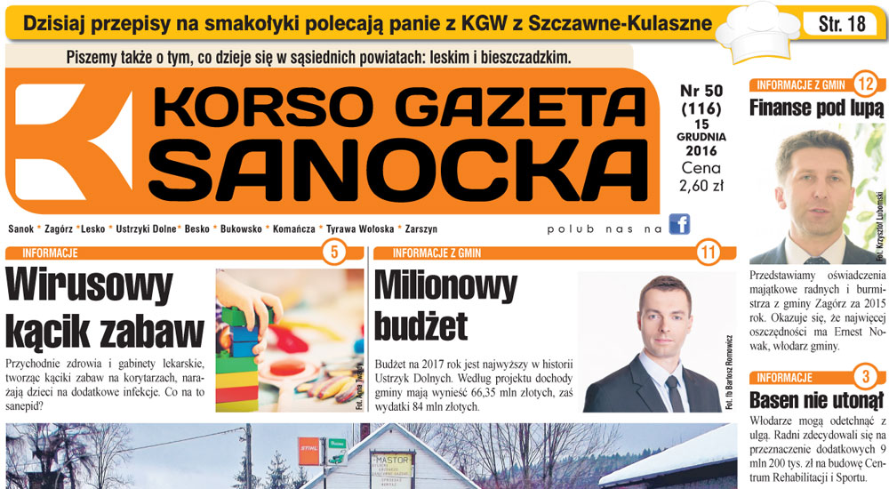 Korso Gazeta Sanocka nr 50/2016 - Zdjęcie główne