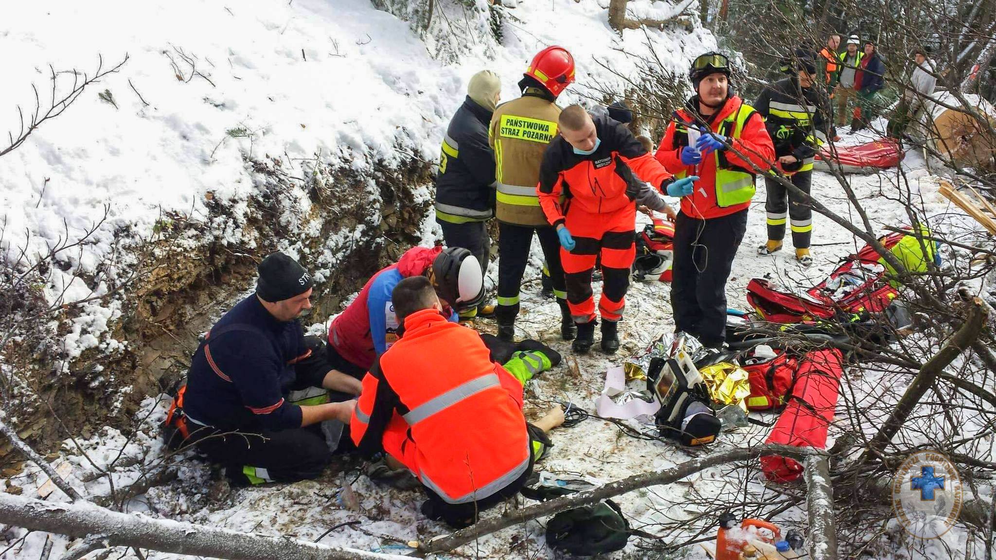 Śmiertelny wypadek podczas prac leśnych w Baligrodzie [ZDJECIA] - Zdjęcie główne