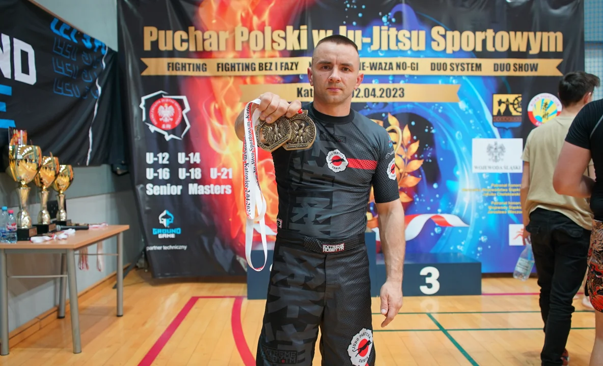 Złoty dublet Daniela Wosachło w Pucharze Polski Ju Jitsu! - Zdjęcie główne