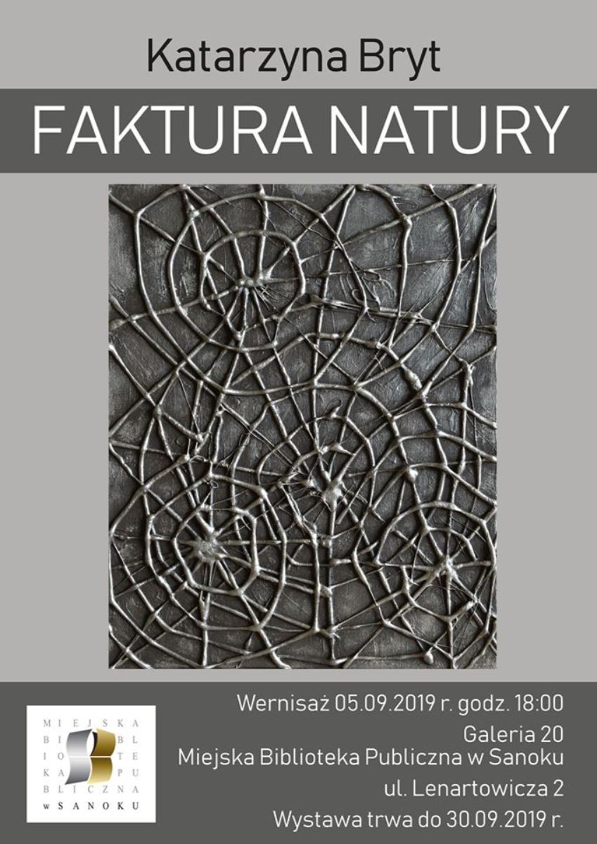 Wernisaż wystawy Katarzyny Bryt pt. "Faktura natury" - Zdjęcie główne