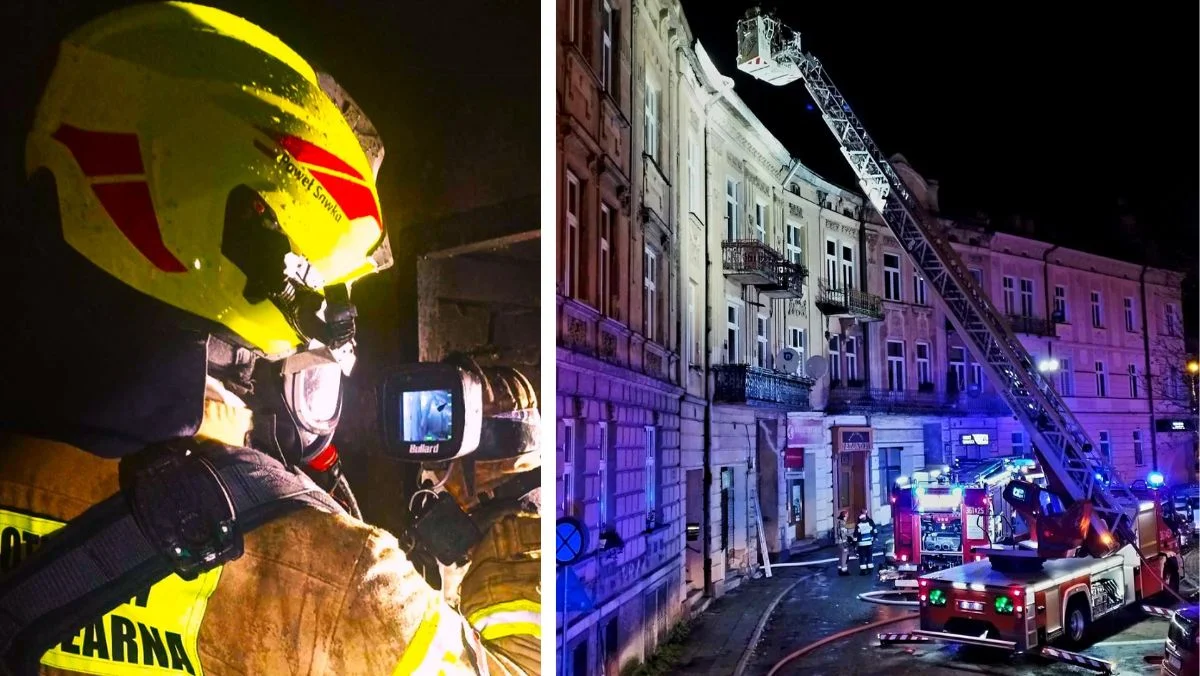 22 osoby ewakuowane z kamienicy w Przemyślu z powodu pożaru - Zdjęcie główne