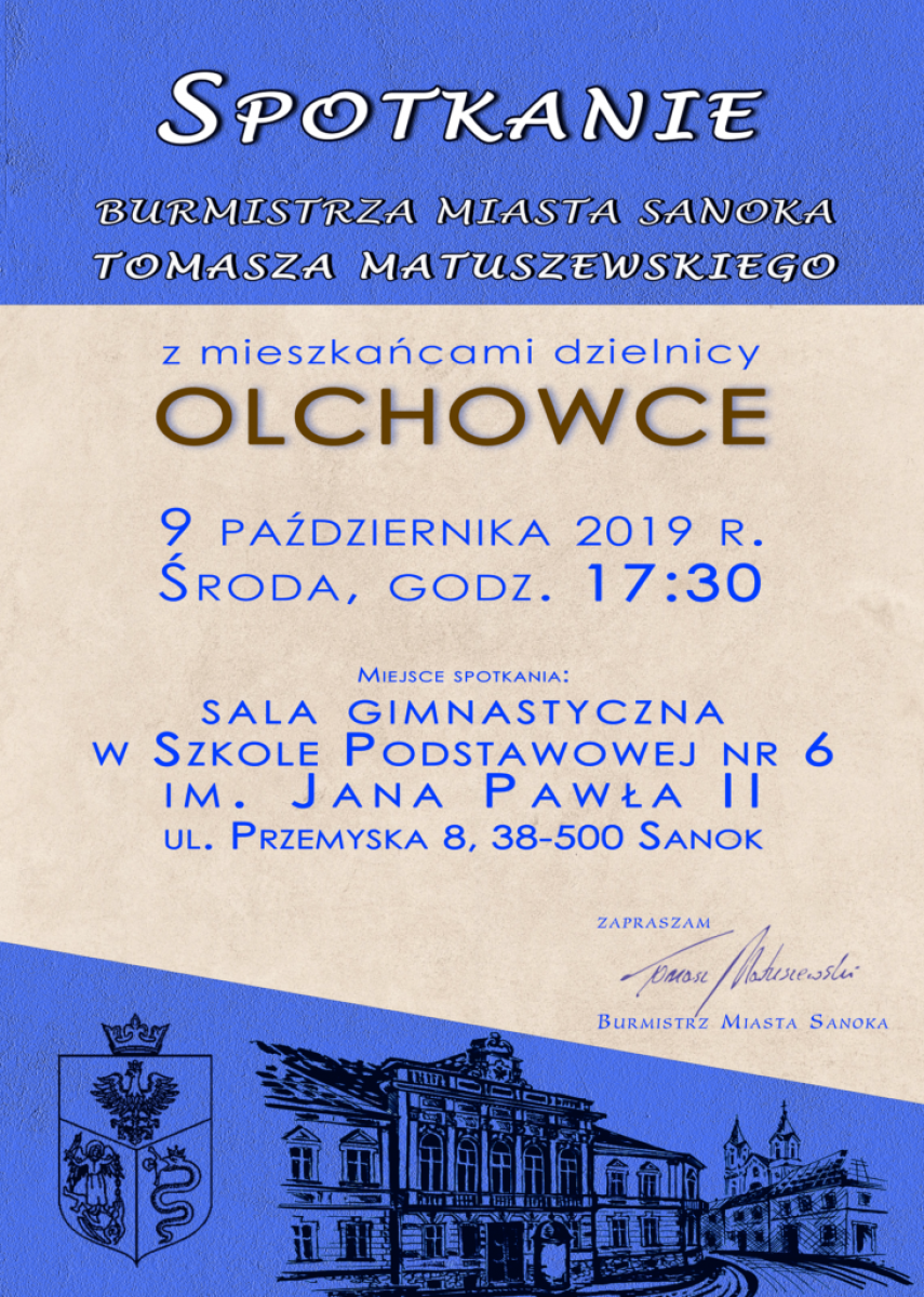 Burmistrz spotka się z mieszkańcami Olchowiec - Zdjęcie główne