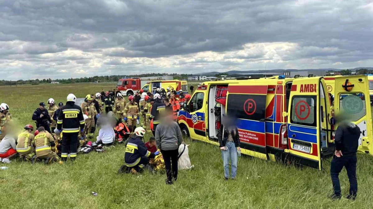 Wypadek na lotnisku w Krośnie. Prokuratura prowadzi śledztwo z trzech artykułów! - Zdjęcie główne