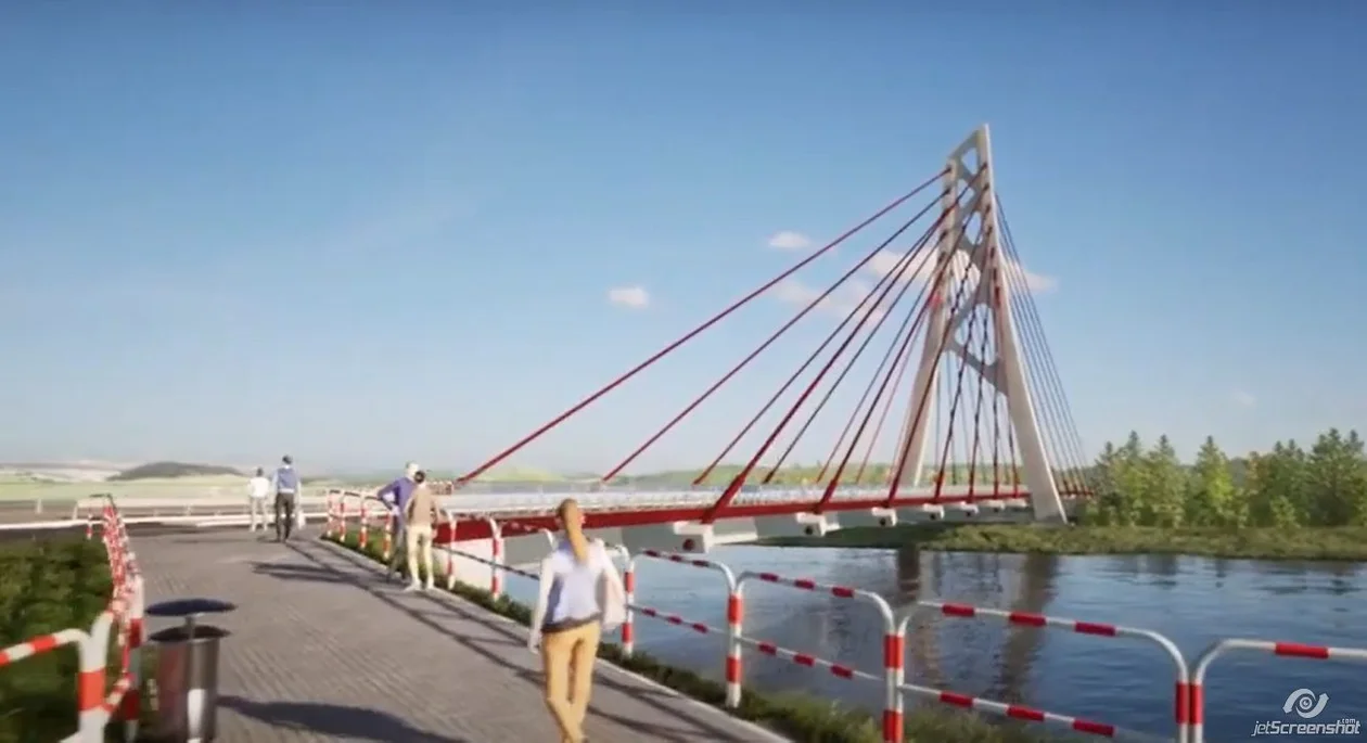 Wirtualny spacer planowanym mostem do Sosenek [WIDEO] - Zdjęcie główne