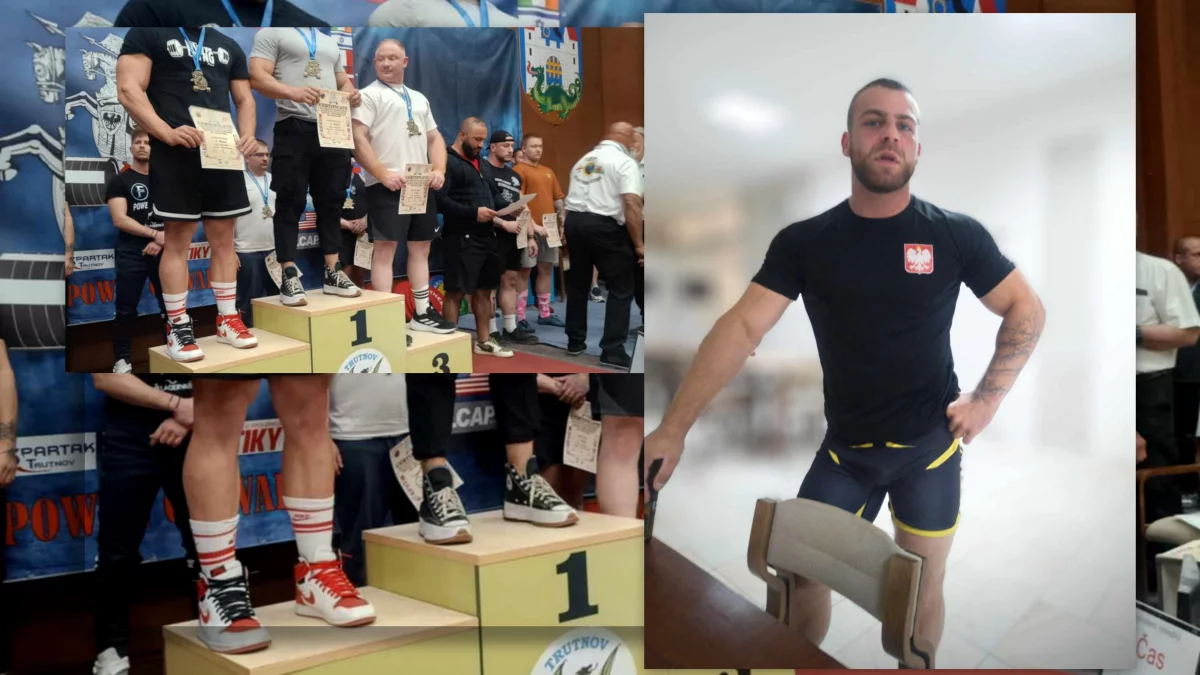 Hubert Przybylski mistrzem Europy w trójboju siłowym do 100 kg - Zdjęcie główne
