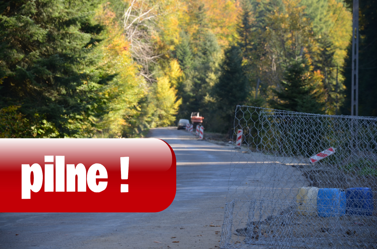 UWAGA! Całkowite zamknięcie drogi na Liszną!  - Zdjęcie główne