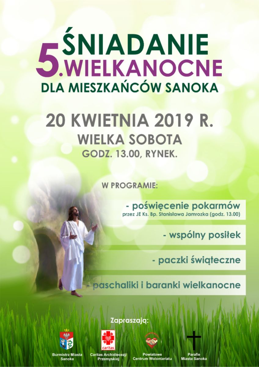 SANOK:  Poświęcenie pokarmów wielkanocnych na Rynku  - Zdjęcie główne