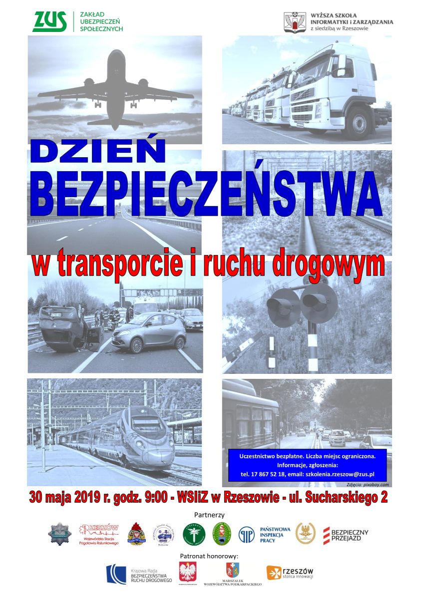 „Dzień bezpieczeństwa w transporcie i ruchu drogowym” – zaproszenie dla uczniów podkarpackich szkół średnich - Zdjęcie główne