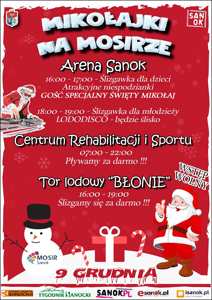 Mikołajki na MOSiRze - Zdjęcie główne