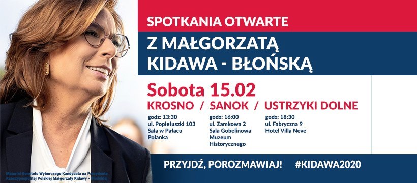 Spotkanie otwarte z Małgorzatą Kidawa - Błońską w Sanoku - Zdjęcie główne