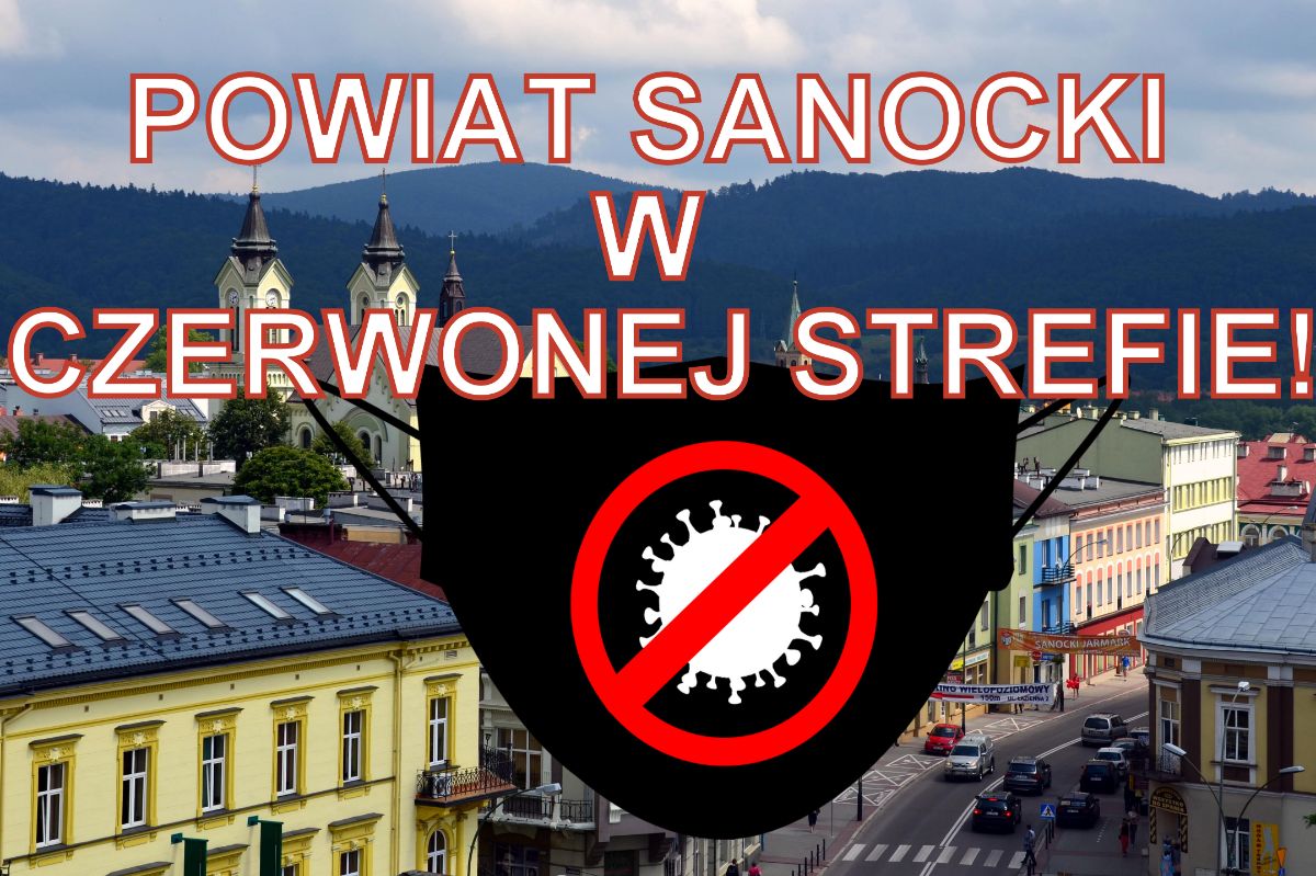 KORONAWIRUS: Powiat leski i sanocki w czerwonej strefie! - Zdjęcie główne