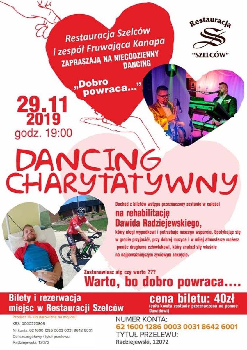 Charytatywny dancing dla Dawida Radziejewskiego - Zdjęcie główne