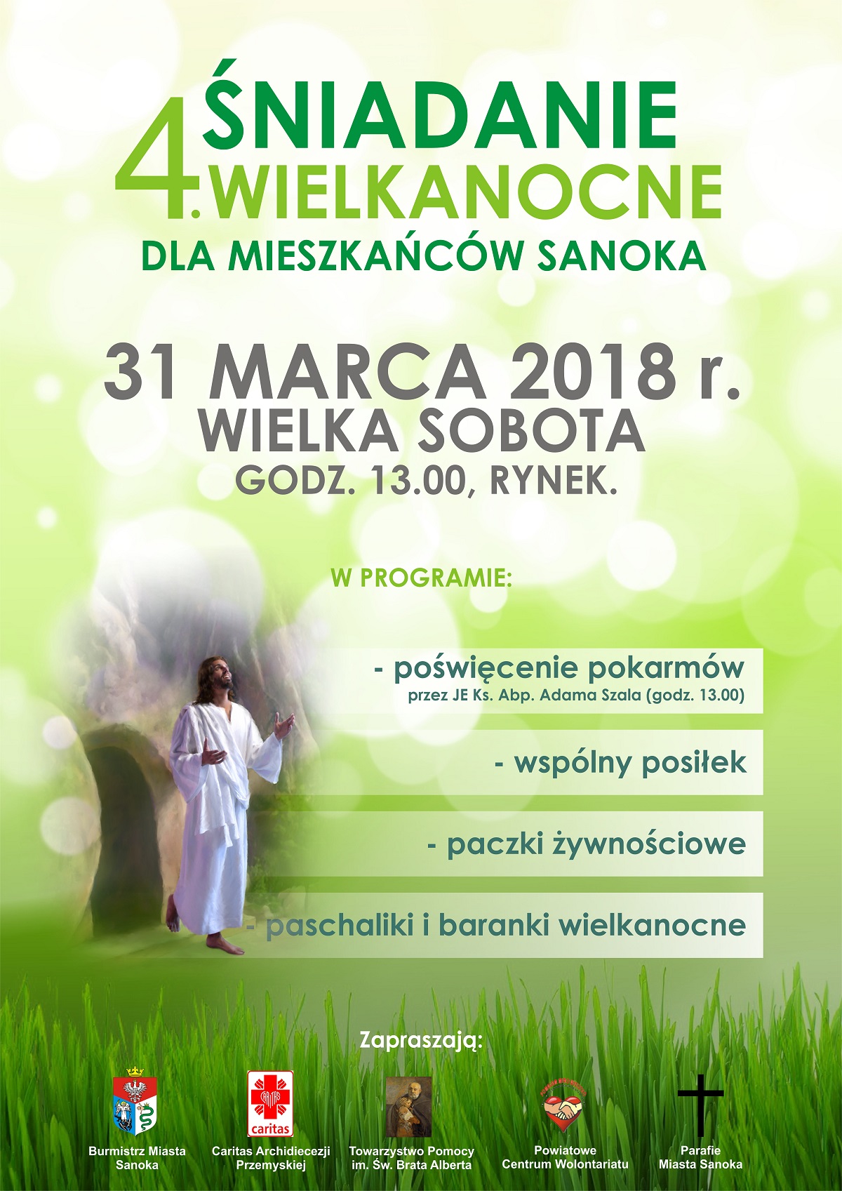 WIELKA SOBOTA: Śniadanie Wielkanocne na Rynku w Sanoku - Zdjęcie główne