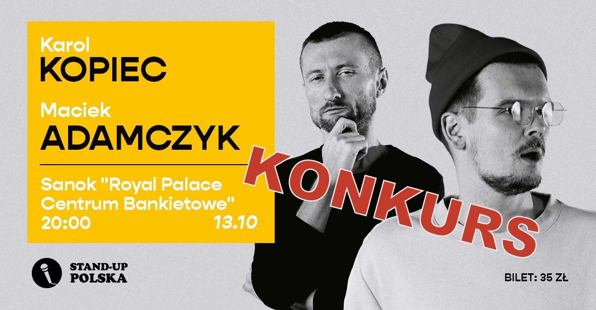 Wygraj bilety na najlepszy stand-up w Sanoku! - Zdjęcie główne