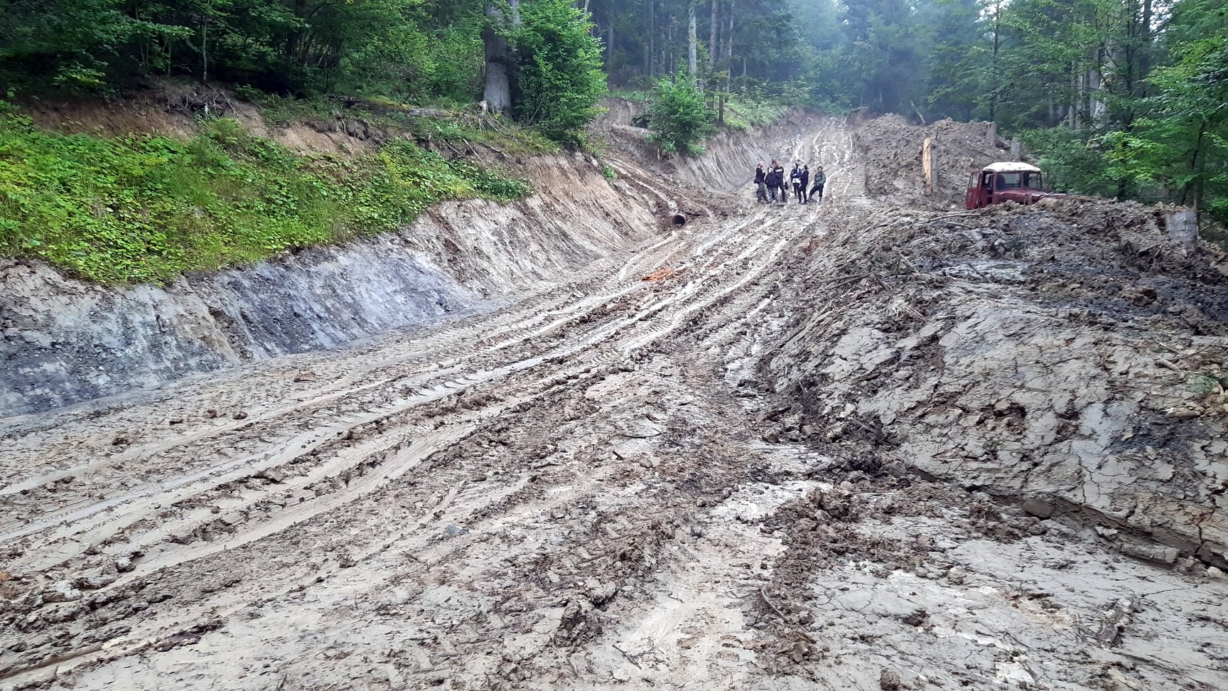 Bieszczady. Zabili wszystko co żyło, zalali potok lawą błota - Zdjęcie główne