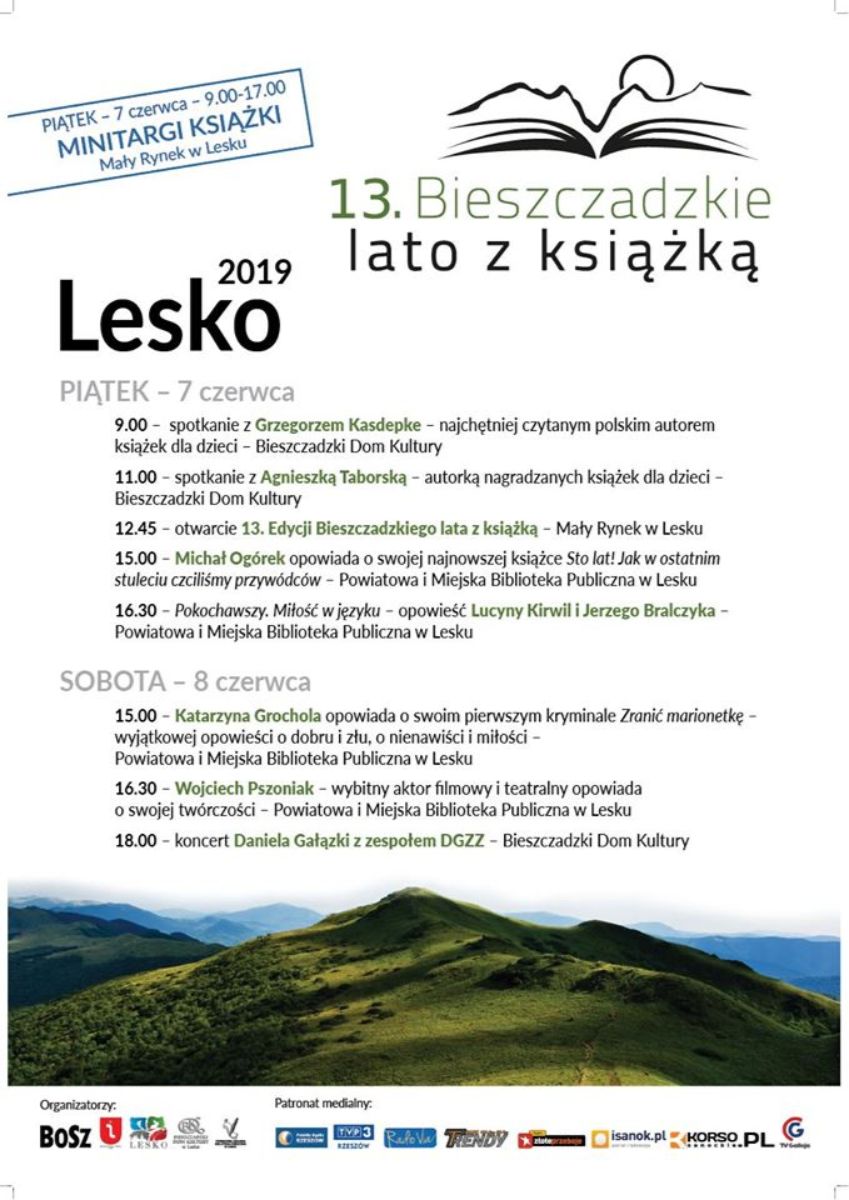Dzisiaj rusza Bieszczadzkie Lato z Książką! - Zdjęcie główne