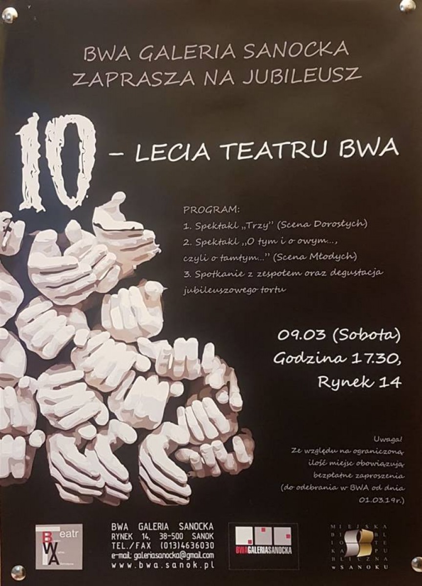 Jubileusz 10-lecia Teatru BWA - Zdjęcie główne