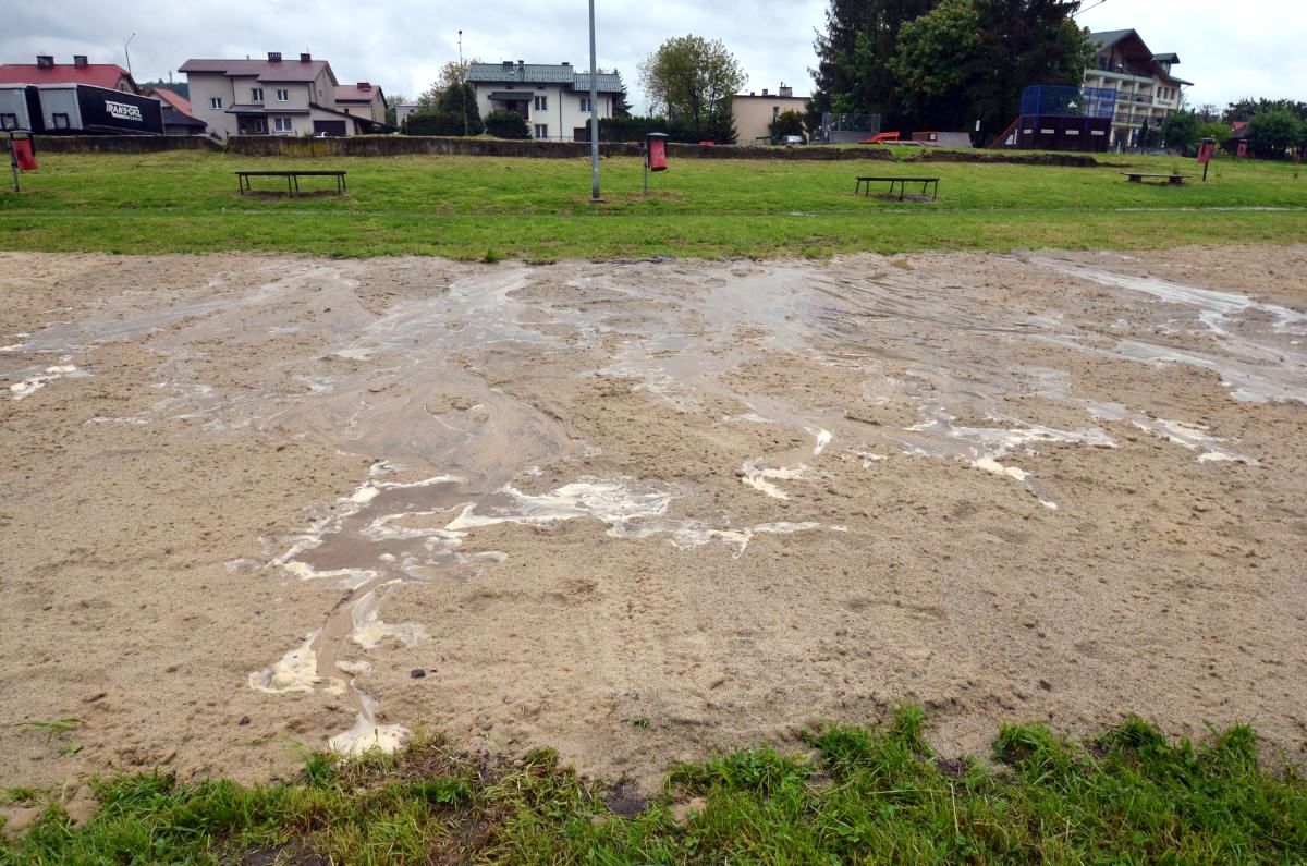 SYGNAŁY CZYTELNIKÓW: Piaszczysta plaża po deszczu [FOTO+VIDEO] - Zdjęcie główne