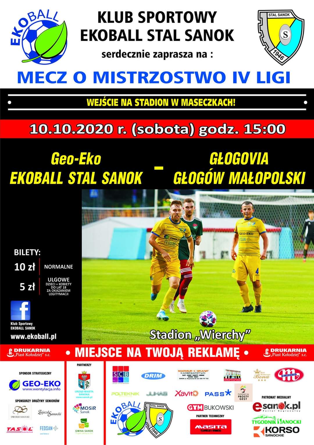 Ekoball Stal Sanok powalczy o komplet punktów z Głogovią w IV lidze - Zdjęcie główne