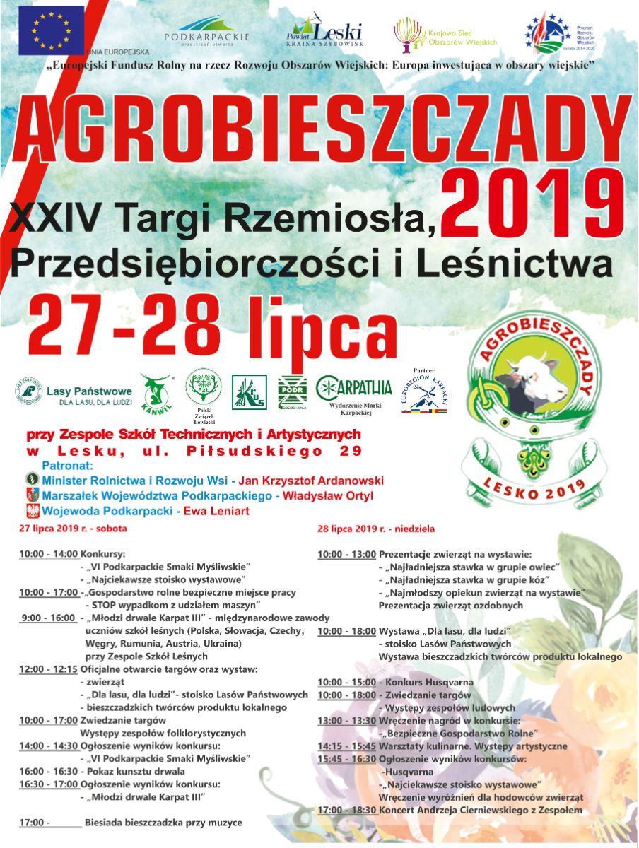 XXIV Targi Rzemiosła Przedsiębiorczości i Leśnictwa - Agrobieszczady 2019 - Zdjęcie główne