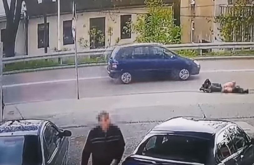 PODKARPACIE: Motocyklista leży z urwaną nogą na jezdni. Kierowcy go objeżdżają! [VIDEO] - Zdjęcie główne