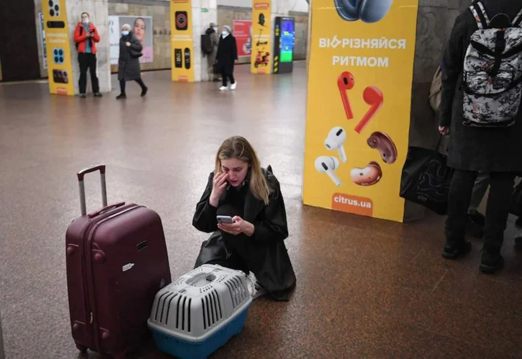 Sanok solidarny z Ukrainą. Ruszyła zbiórka dla uchodźców  - Zdjęcie główne