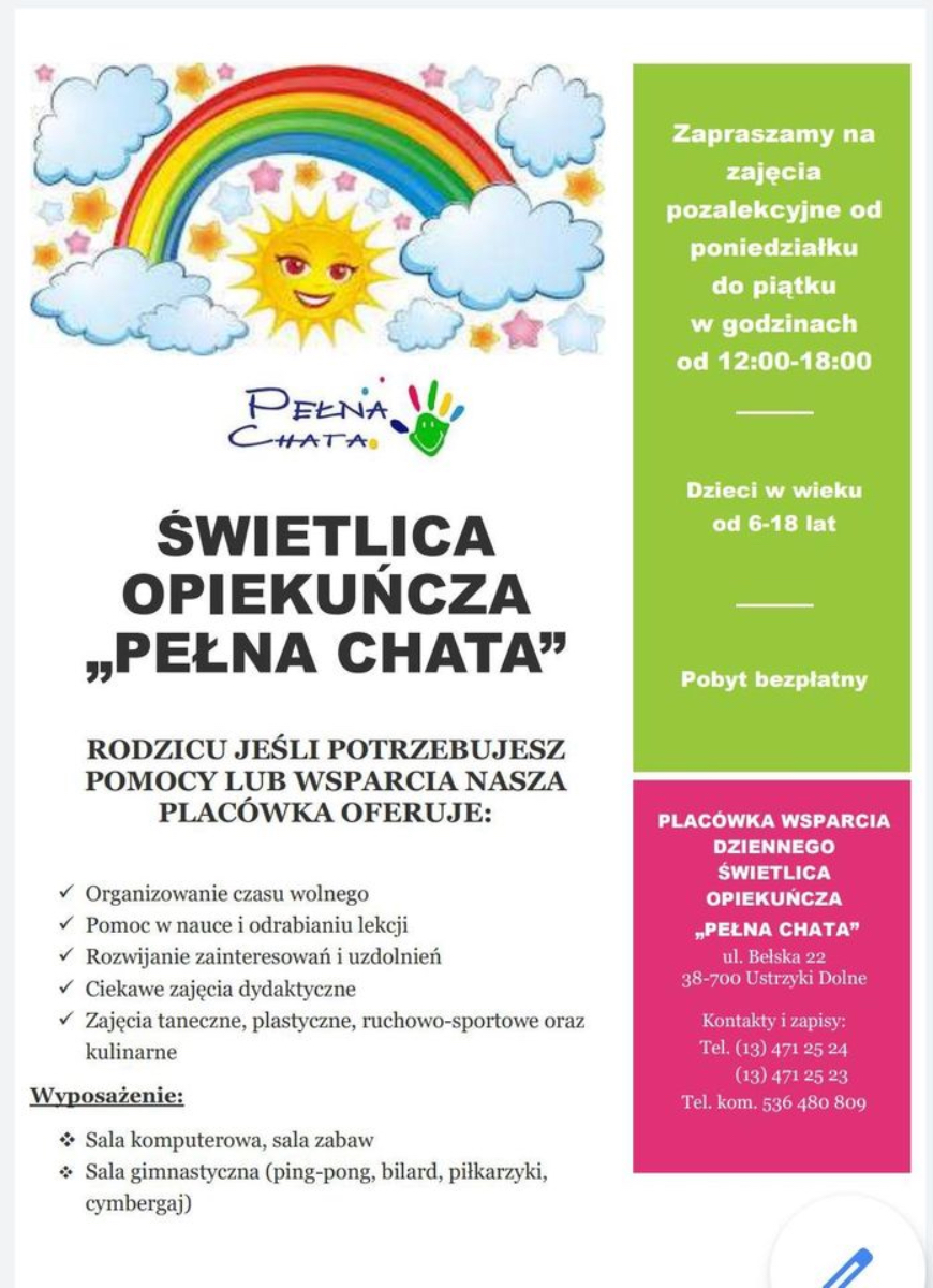 ,,Pełna Chata’’ zajęcia pozalekcyjne dla dzieci  - Zdjęcie główne