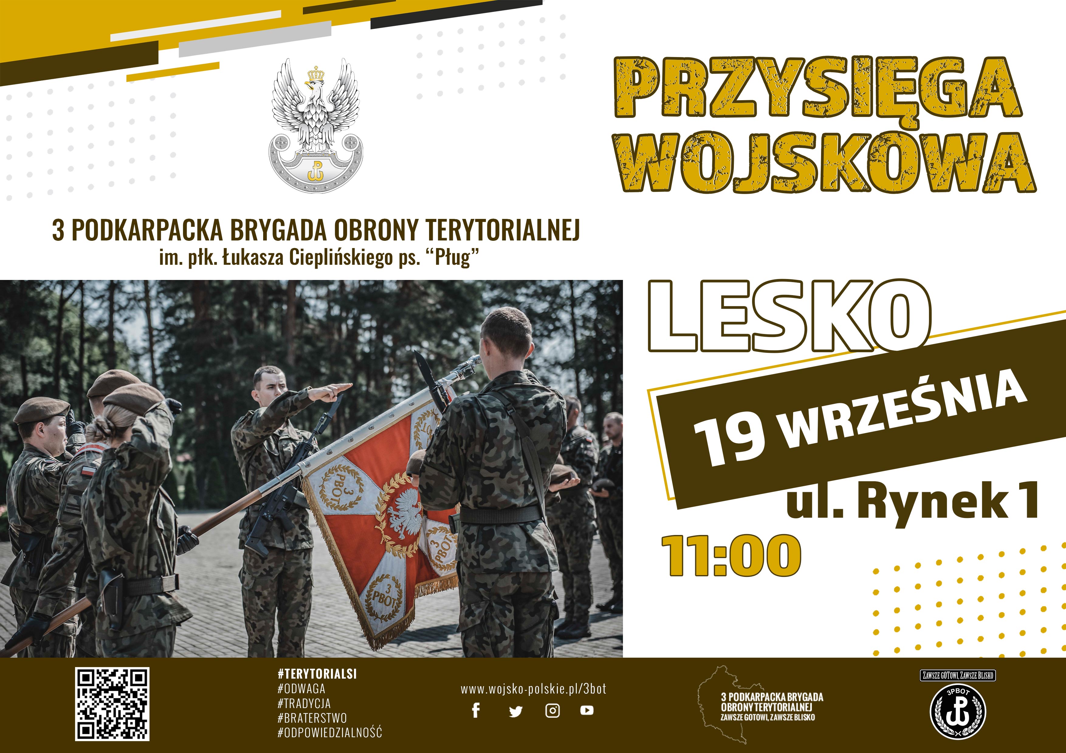 Terytorialsi w niedzielę będą przysięgać w Lesku - Zdjęcie główne