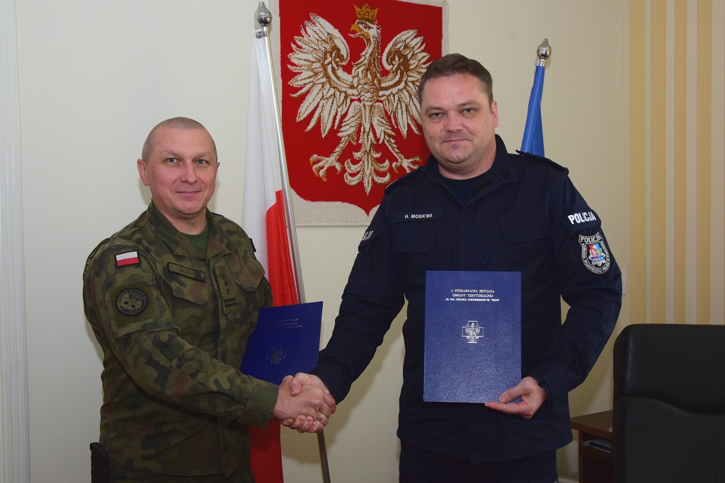 Podkarpaccy terytorialsi podpisali porozumienie o współpracy z policją - Zdjęcie główne
