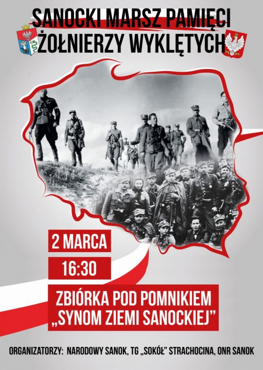 SANOK: Marsz Pamięci Żołnierzy Wyklętych - Zdjęcie główne