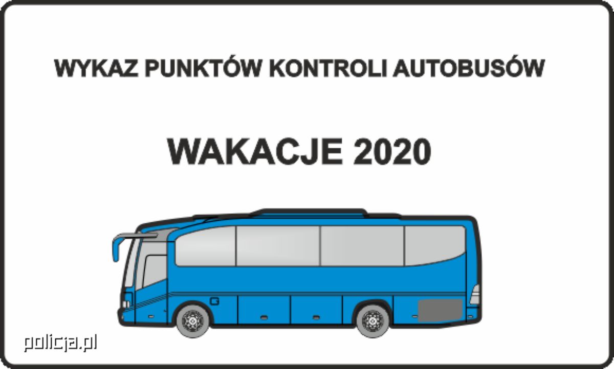 Podkarpacie. Wykaz punktów kontroli autobusów - wakacje 2020 - Zdjęcie główne