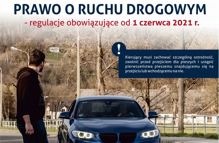 Uwaga kierowcy i piesi! Od 1 czerwca zmiany w przepisach ruchu drogowego - Zdjęcie główne