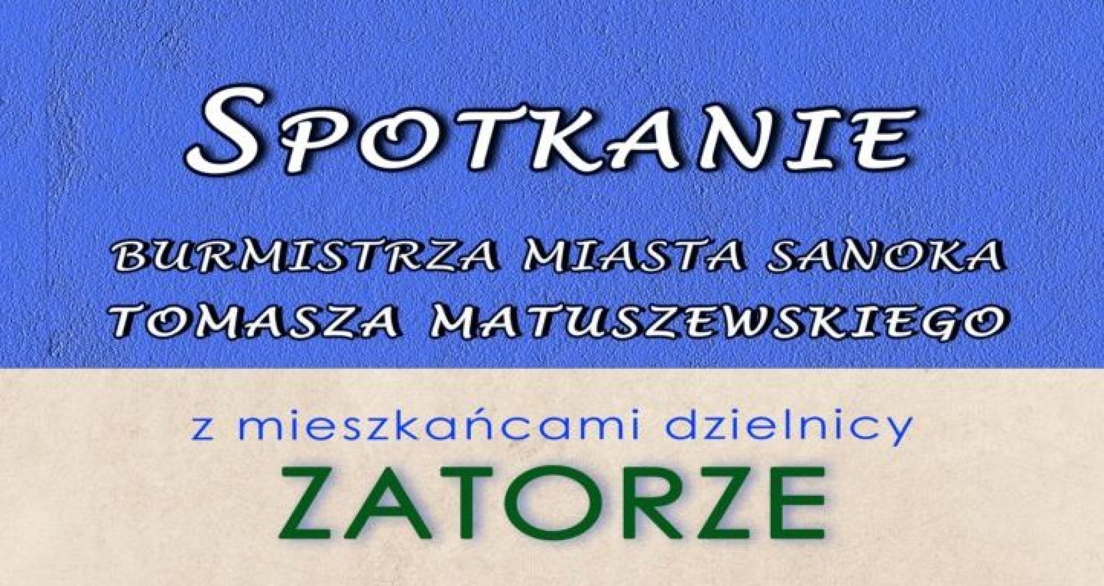 Spotkanie z mieszkańcami dzielnicy Zatorze - Zdjęcie główne