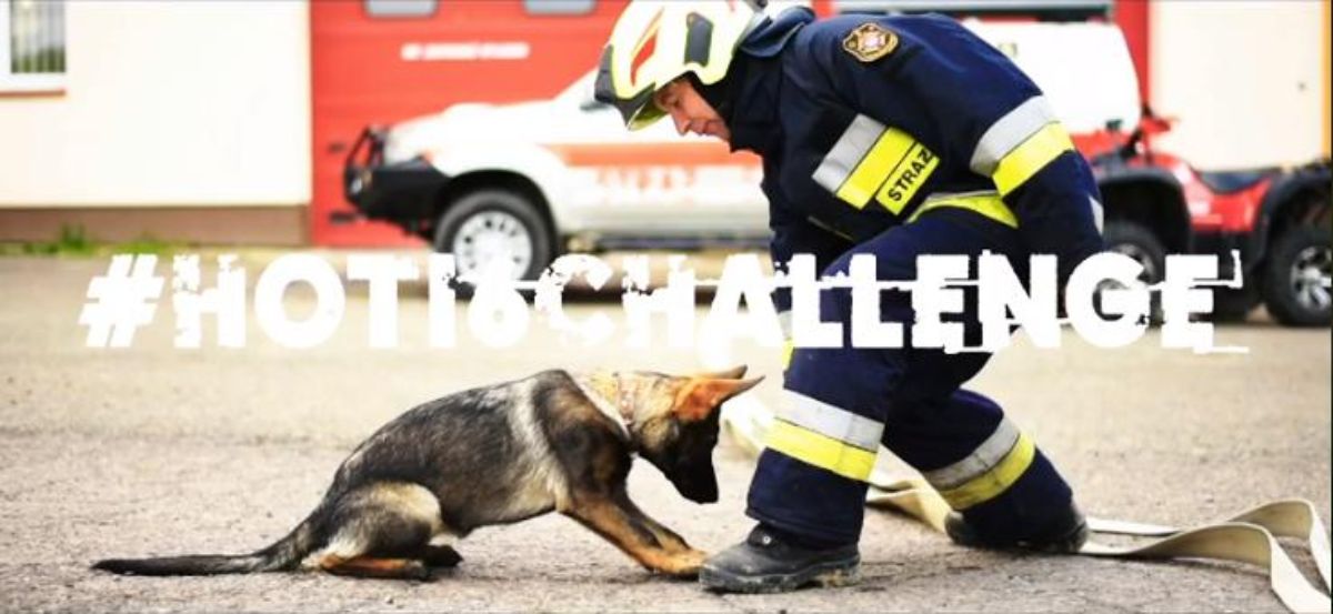 Strażacy z OSP Niebieszczany odpowiadają na wyzwanie #hot16challenge2 [VIDEO] - Zdjęcie główne
