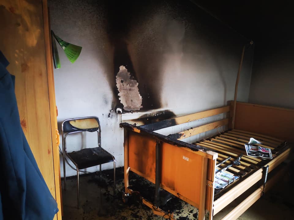 Pożar w domu opieki. Interweniował śmigłowiec LPR! - Zdjęcie główne